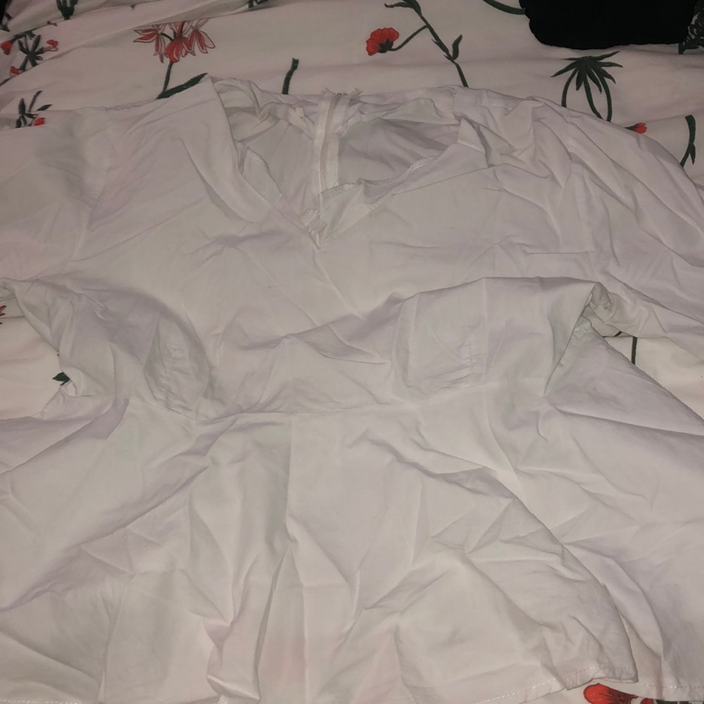 Bell bottom sleeve shirt